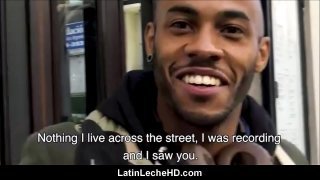 Amateur Black Latino Straight Guy Looking For Cash Gets Paid To Fuck Gay Stranger POV 